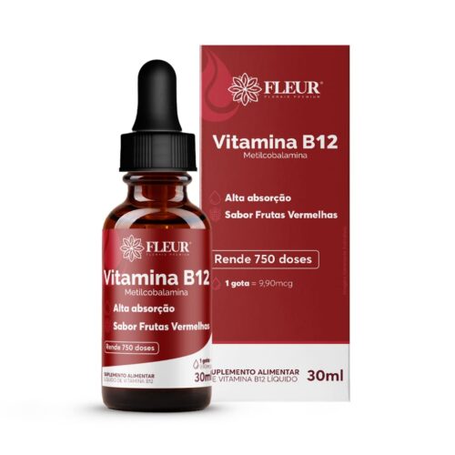 VITAMINA B12 - SABOR FRUTAS VERMELHAS